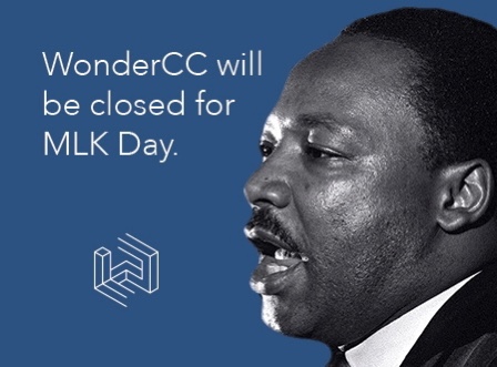In honor of MLK Day we will be closed Monday (1.20.20).
