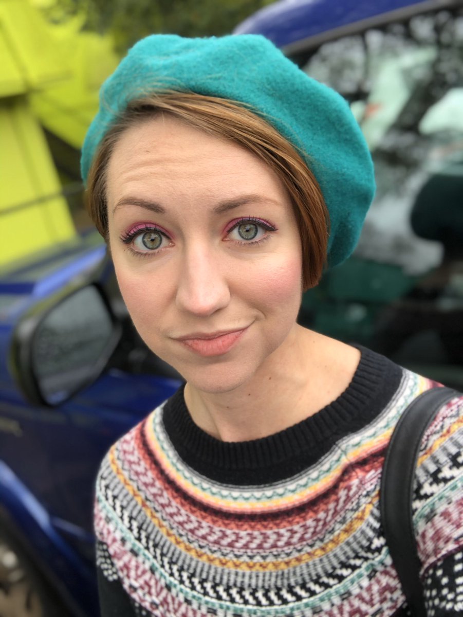 “She may have worn a raspberry beret, but I’m the one in teal.” —Sydney 

#funkyfriday #prince #rasberryberet