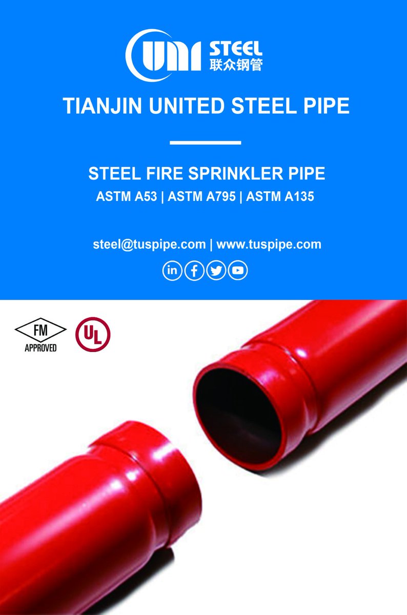 TUSPIPE's tweet photo. We will attend Intersec Middle 2020 during Jan 19-21th, booth number hall 2 - D37, welcome to visit us! - Tianjin United Steel Pipe
Contact Us: roger.c@tuspipe.com, steel@tuspipe.com #
Learn More: https://t.co/BAgiKxMKrt https://t.co/tkb7Gshhhh
