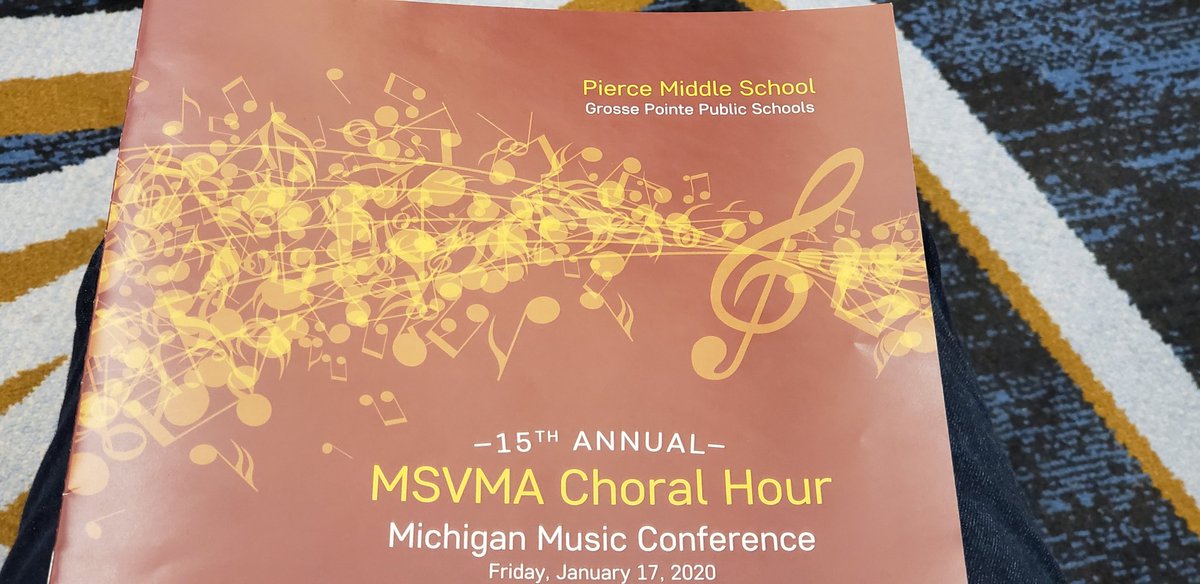 DirkseSJ29's tweet photo. Warming up for the big show!  MSVMA Choral Hour. #MakingMemories @GPSchools https://t.co/WtHynYsJn7
