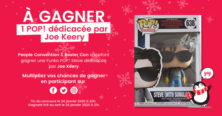RosterCon's tweet photo. [CONCOURS]
Tentez de remporter sur nos réseaux sociaux cette Funko Pop! dédicacée par #JoeKeery.
Pour participer sur Twitter :
- Suivre @peoplecons et @RosterCon 
- RT ce tweet
> Les concours : https://t.co/KxiXLhcRTi https://t.co/SJjnrDevif
