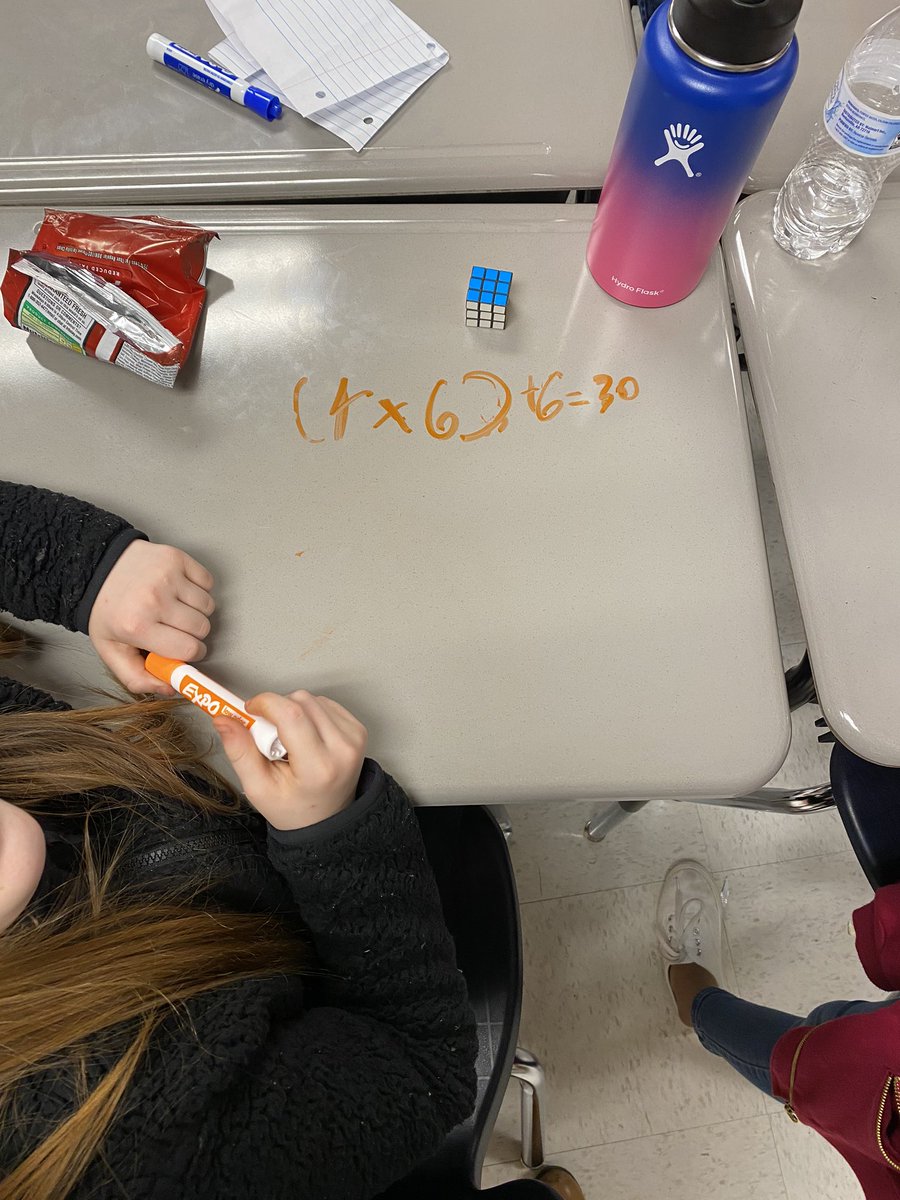 msfry4's tweet photo. Today we created a two step word problem out of a birthday treat! 🎉 https://t.co/IFMfJRW5Cl