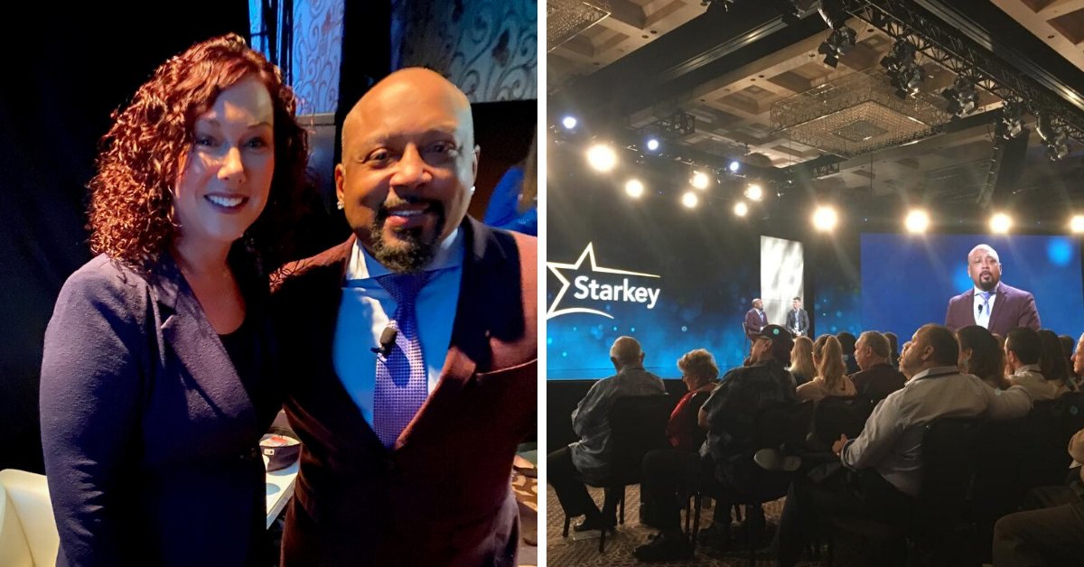 “Keep reinvesting in yourself and learning.” I couldn’t agree more with <a href="/TheSharkDaymond/">Daymond John</a>. I was inspired by what he had to say this morning at #StarkeyExpo about #ownership.