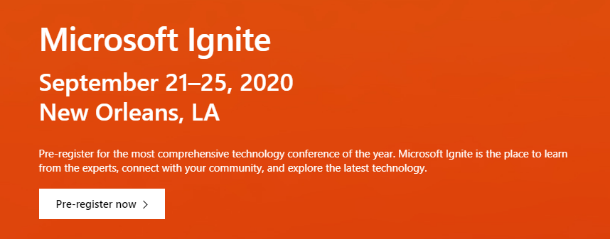 HabibMankal's tweet photo. #MSIgnite Microsoft Ignite Announced
September 21–25, 2020 New Orleans, LA
https://t.co/OjGbgPt60p #MSIgniteTheTour #MSIgniteTour @MS_Ignite Can't wait!! https://t.co/ZxMPeEKN9d
