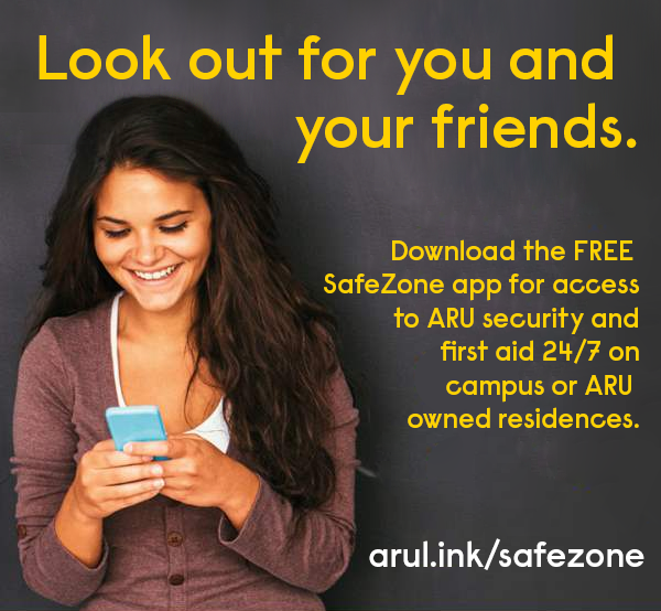AngliaRuskin's tweet photo. 📢 SafeZone is a FREE app available to all ARU staff and students, and provides 24/7 security and first aid whenever you're on campus. It also provides quick access to the emergency services whatever your location.

👉 Simply visit https://t.co/cVyaMiDOPd and download today. https://t.co/LbKjPrAlPc