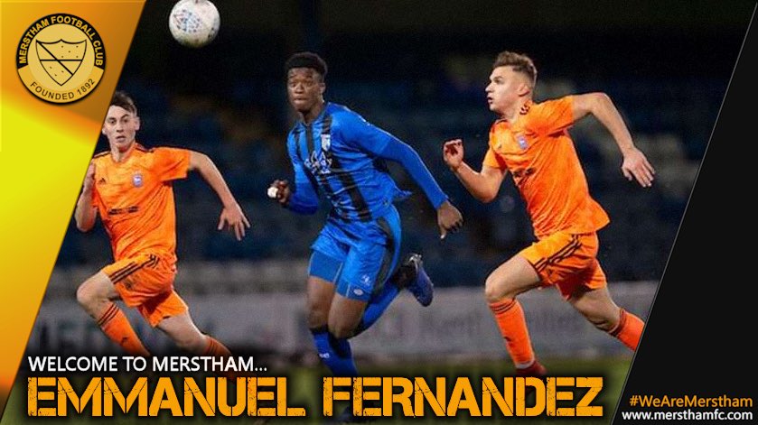 MersthamFC1892's tweet photo. βοΈ | We are delighted to announce the loan signing of @TheGillsFC defender Emmanuel Fernandez.
Emmanuel isnβt a stranger to the @IsthmianLeague after a successful loan spell at @margate_fc last year.
Welcome to Merstham, @EFernandez17_!
#WelcomeEmmanuel
#WeAreMerstham π§‘π€ https://t.co/MhV0iOXYeg