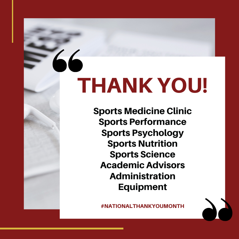 SU_SportsMed's tweet photo. We cannot do what we do without these amazing departments! Truly grateful for what our student athlete's can accomplish! ๐ค๐ฒ #GoCard #TeamWork #Makesthedreamwork #treeitup #multidisciplinary https://t.co/rsEUs9Q568