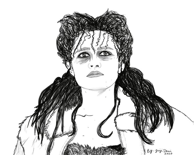 My third fave drawing #glow @GlowNetflix #sheilatheshewolf https://t.co/kKi0PFhPAS