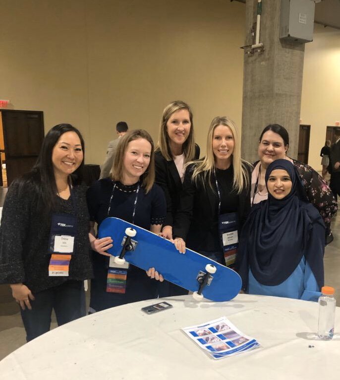 So fun building skateboards for a local group home with #TEKgivesback #TEKex