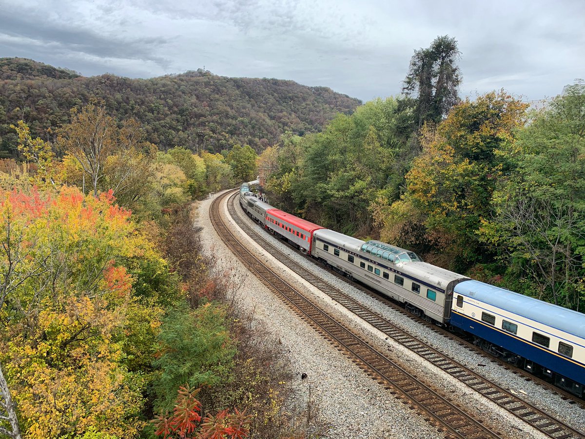acewva's tweet photo. The Rail Excursion Management Co. is proud to announce the 2020 Autumn Colors Express! October 22-25, 2020 join us for four days of fall foliage by rail- through the beautiful New River Gorge. Tickets on sale Monday at https://t.co/3QkLP18fZ5 https://t.co/0el27YFSv3