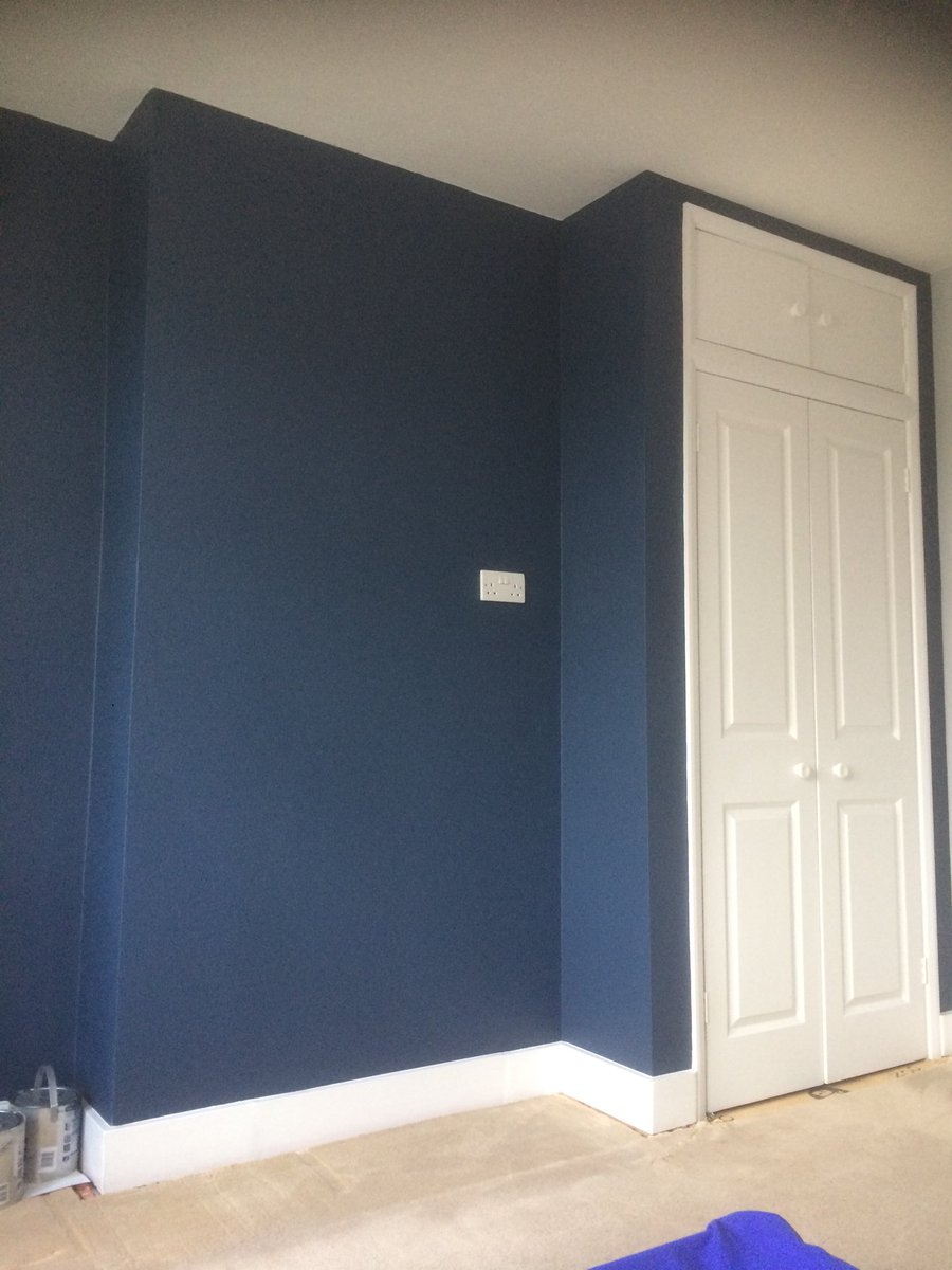 BardallDecor's tweet image. Before &amp;amp; after pics from this week. All woodwork finished in @BenjaminMooreUK #ScuffX Satin. @DTPaintExpert supermatt ceilings &amp;amp; base coats. Walls: Job 1 Bedroom - Breton Blue &amp;amp; Goose Down
Job 2 Kitchen / Diner Extension - Brill white diamond matt &amp;amp; sealed with @ZinsserUK Gardz