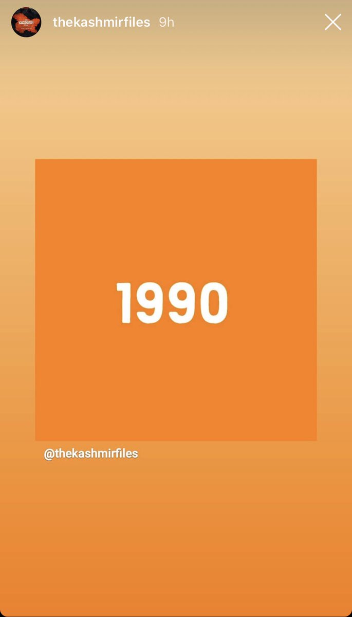 vivekagnihotri's tweet photo. 1990. #TheKashmirFiles https://t.co/wX7d4ZQTNG