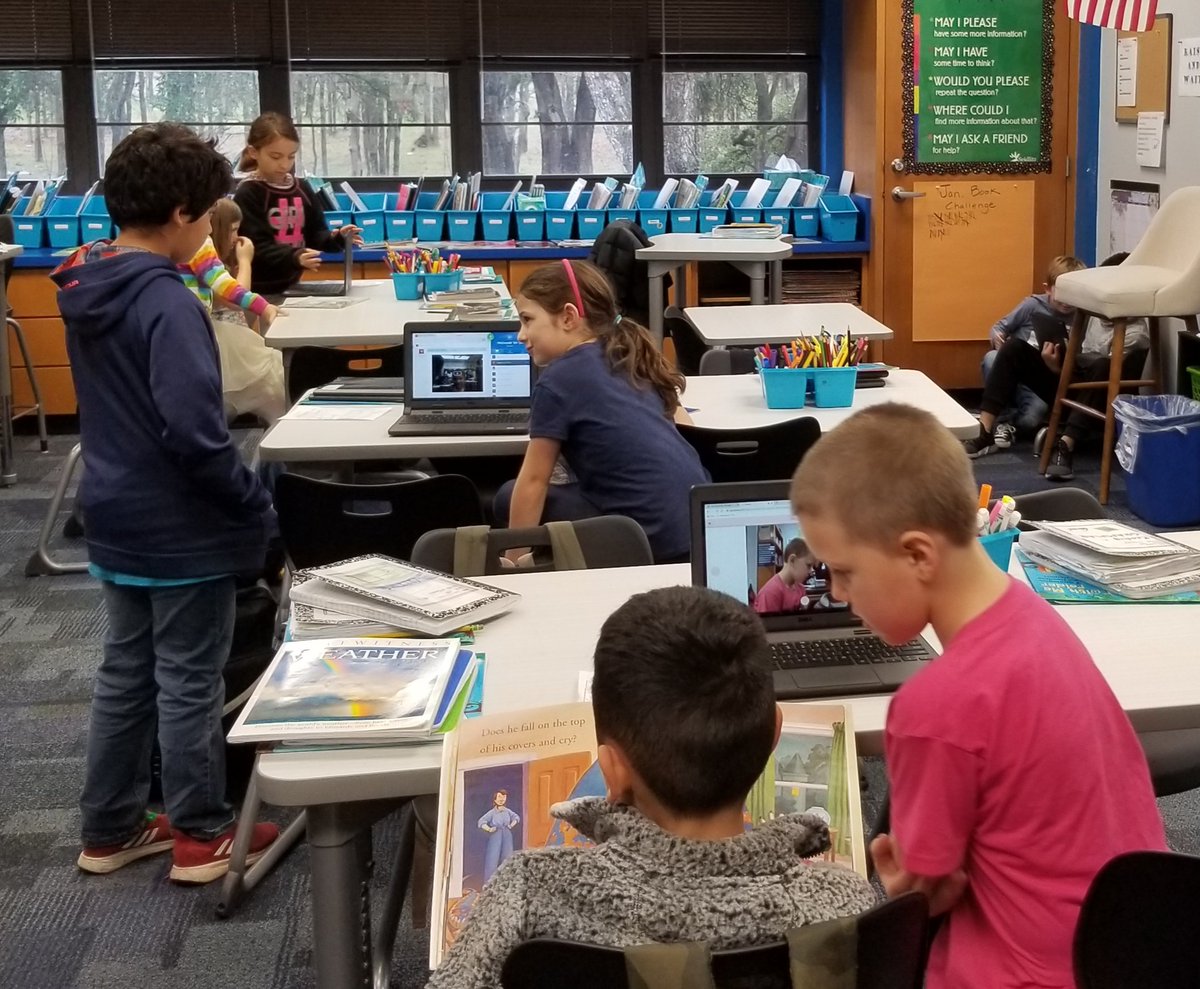 charli34's tweet photo. I enjoyed helping Frost 4th and 1st grade scholars record their book reviews using #seesaw for the first time with their book buddies.
#gisdedtech https://t.co/REfBIJBlog