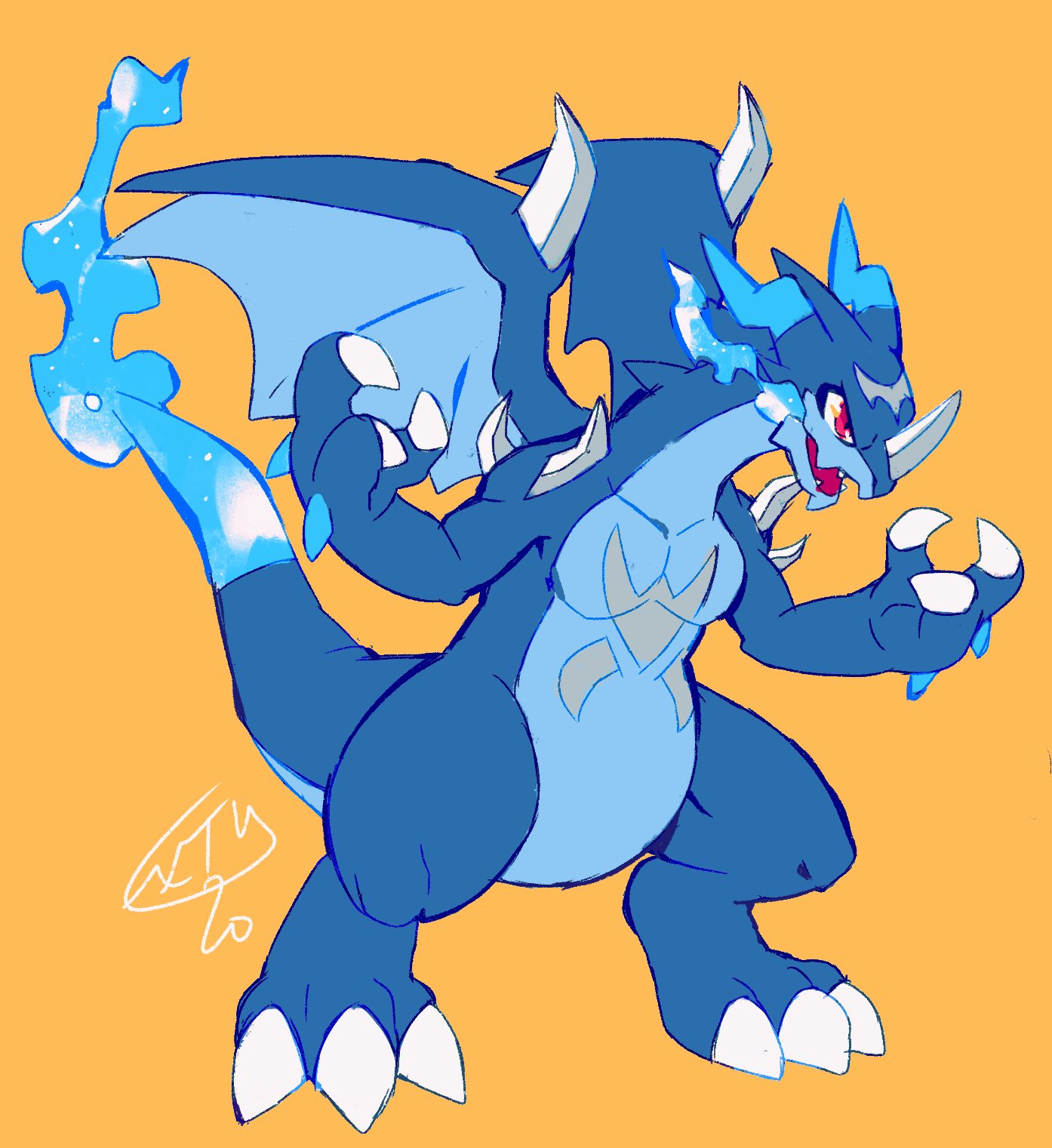 Ankey on X: Mega Charizard X as digimon! A corrupted (virus type)  evolution of Charizardmon  / X