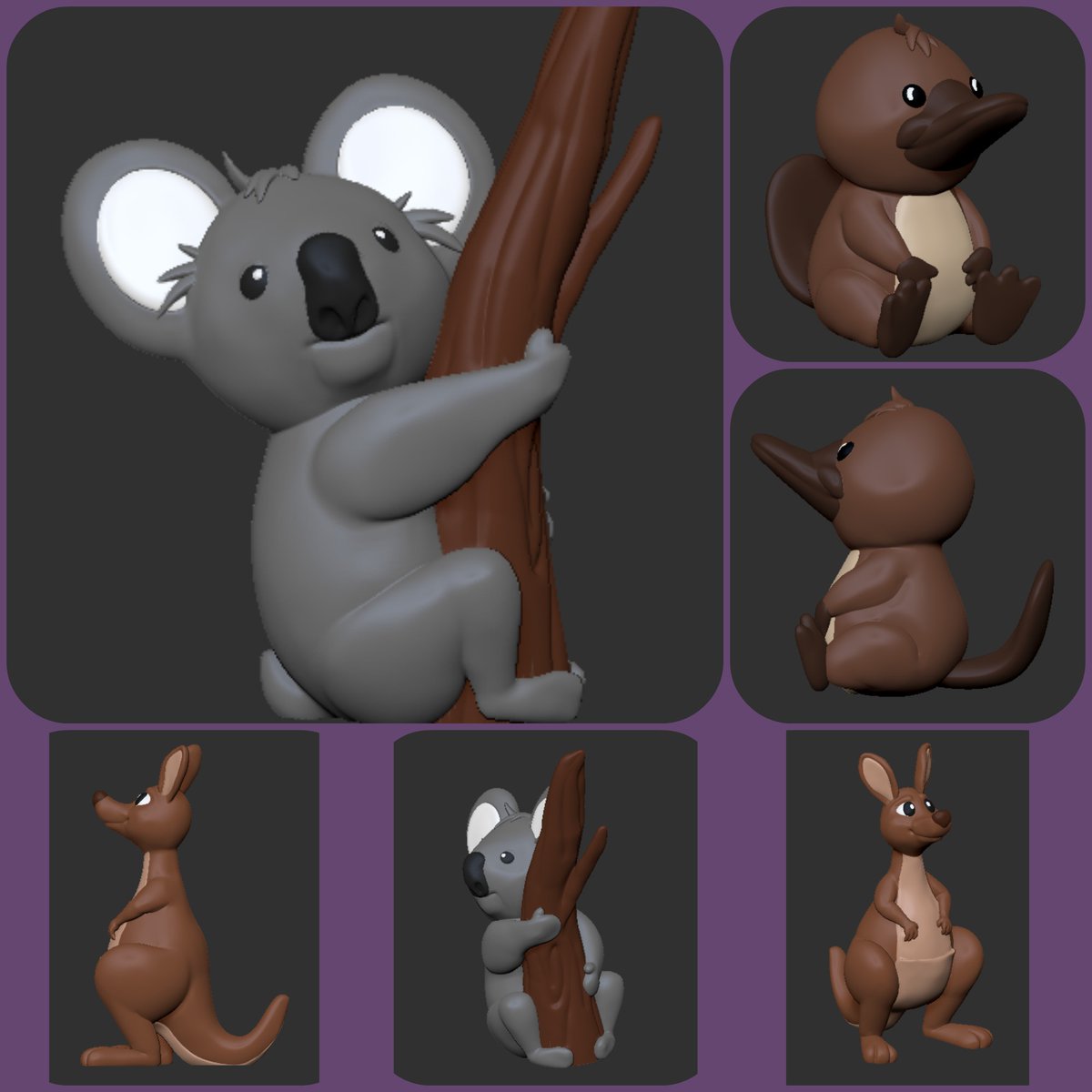 ChelsC423's tweet image. Hey everybody! I made a few models we are going to sell, &amp;amp;all profits will go to a charity to help with the #AustralianFires 
Seeing the poor animals is breaking my heart.
Minimum $3 donation, but do what you can! 😊
Easy2print, no supports+MMU versions 
gum.co/cctaussie