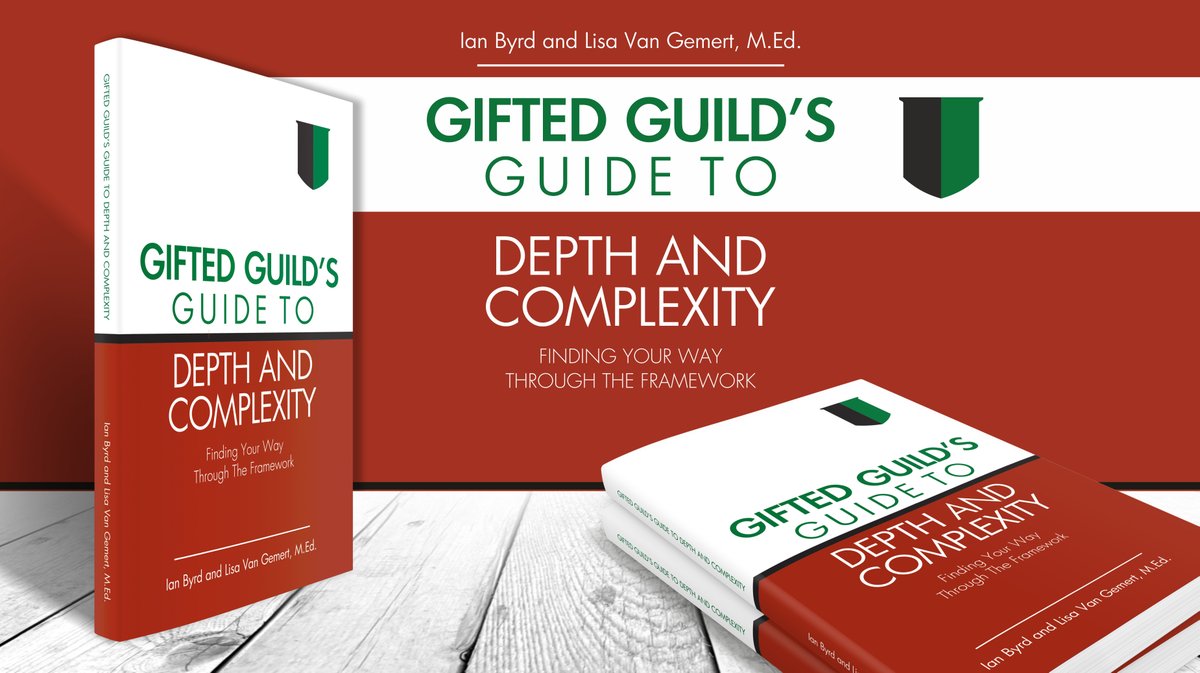 gifted_guru's tweet image. Did you hear??? The #depthandcomplexity book that @IanAByrd &amp;amp; I wrote is available!!! We already have a review!!! amazon.com/Gifted-Guilds-…