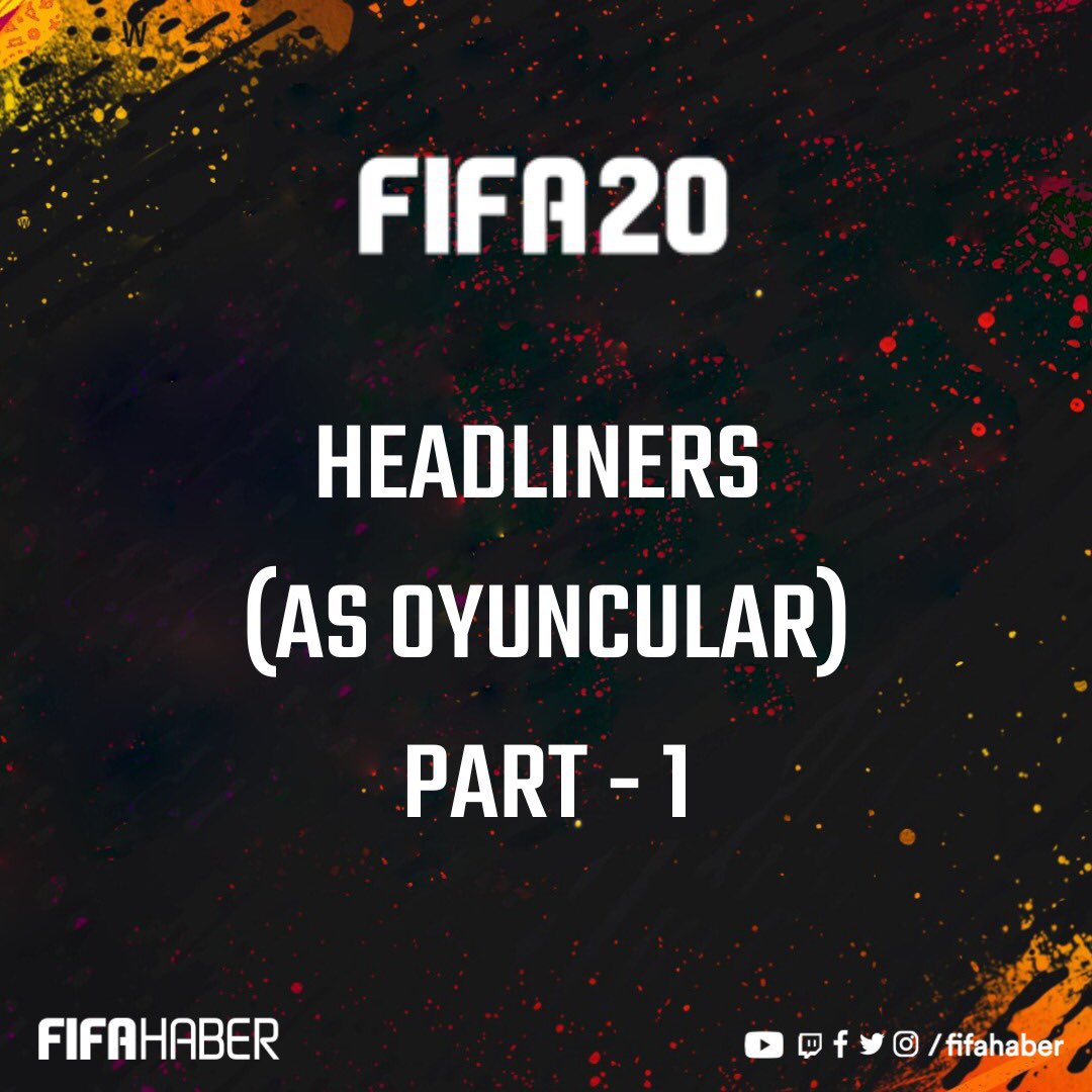 FifaHaber's tweet photo. Headliners başladı. Toplam 2 hafta sürecek olan bu etkinlik geçen sene ile aynı.Tek bir değişiklik var o da, eğer bu oyuncuların takımları ligde 4 maç arka arkaya galip gelirlerse bir kereliğine +1 alacaklar.Sizin favoriniz kim? 💬
#fifa20 #headliners #asoyuncular #fifaheadliners https://t.co/A54lX1xchM