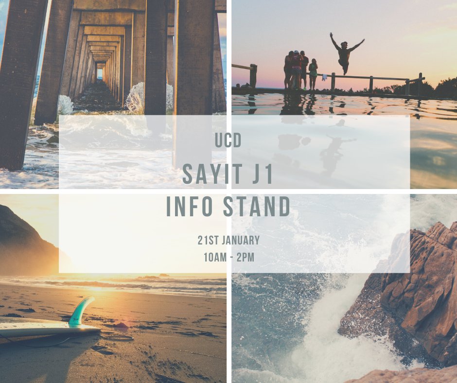 J1USA's tweet photo. @ucddublin! We'll be with you next Tuesday from 10am to 2pm. Met our reps and get all the info you need about the J1 program. #sayitj1 #j1 #j1visa https://t.co/yi42PuqOhl