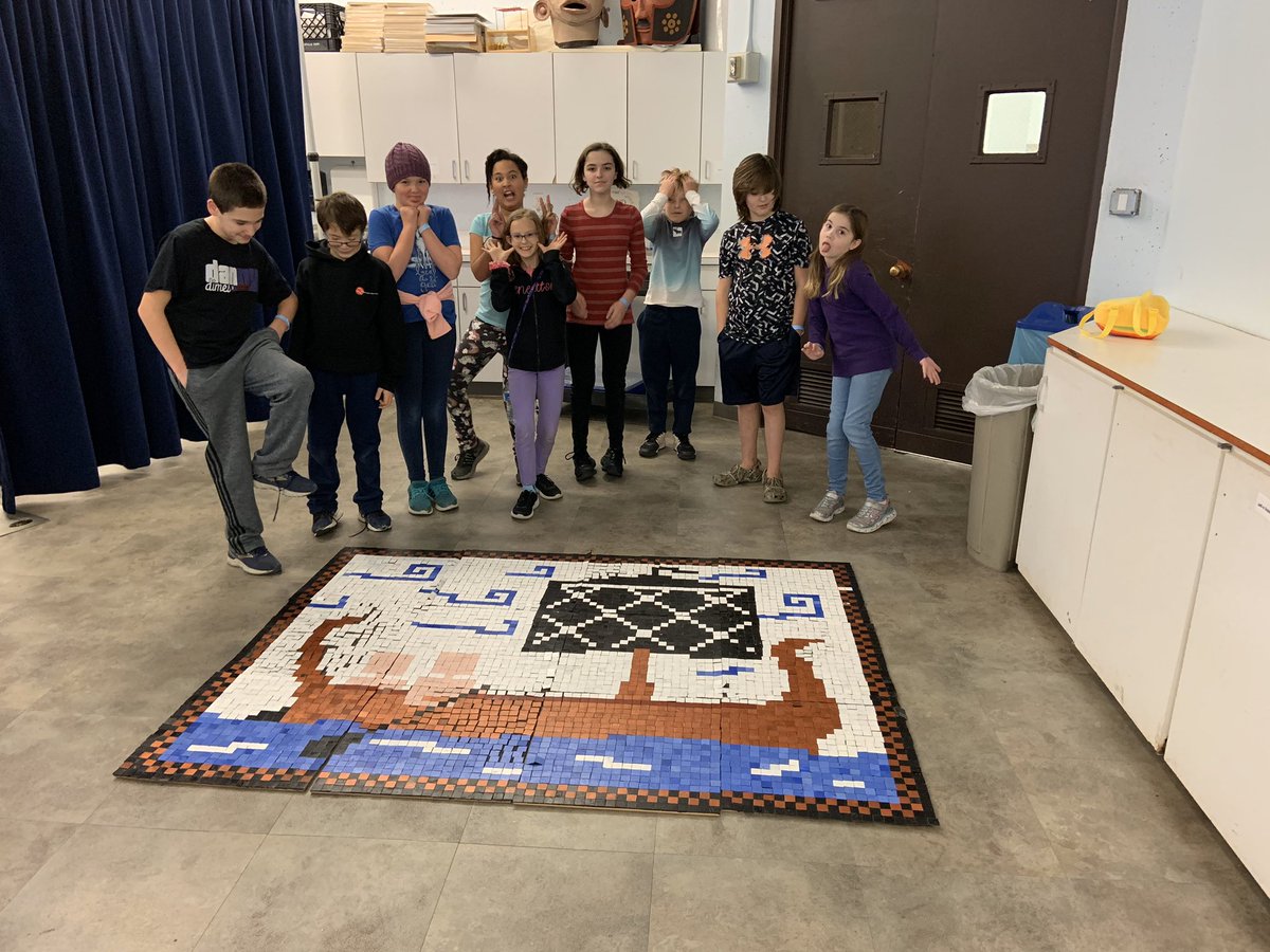 hms_hockessin's tweet photo. Upper Elementary students visited The Penn Museum in Philadelphia for “Making a Mosaic - Ancient Rome” an Interactive Workshop - such a creative and informative program to coincide with their curriculum.  #hmsde @PennMuseum https://t.co/ICIf2JIyvM