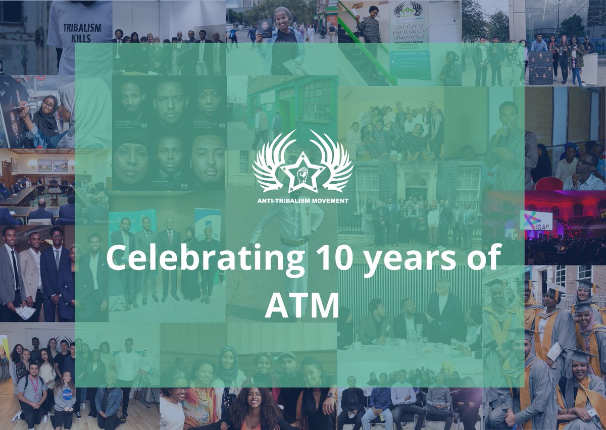movementatm's tweet photo. Today marks our 10 year anniversary at the Anti-Tribalism Movement. 🎉

Thank you to all of our supporters and beneficiaries who have been a part of the movement. We are truly grateful for everyone’s commitment and loyalty to us. 🙏🏾

#AtmIs10 https://t.co/XfaD9SSmuD