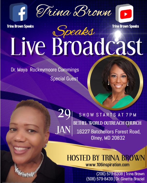 MayaForCongress's tweet photo. Looking forward to conversation with @TrinaBrownSpeaks in January 29th. #TeamMaya #HOPE4Baltimore #Fighting4the7th https://t.co/DO6ThmotIN