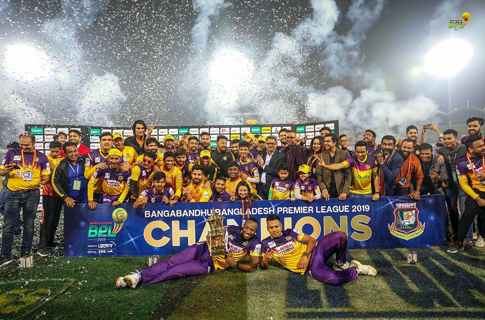 dailycricketbd's tweet photo. 🏆 #RajshahiRoyals are the Champions of Bangabandhu BPL 2019-20
#BBPL #RRvKT https://t.co/7S8eECuZDb