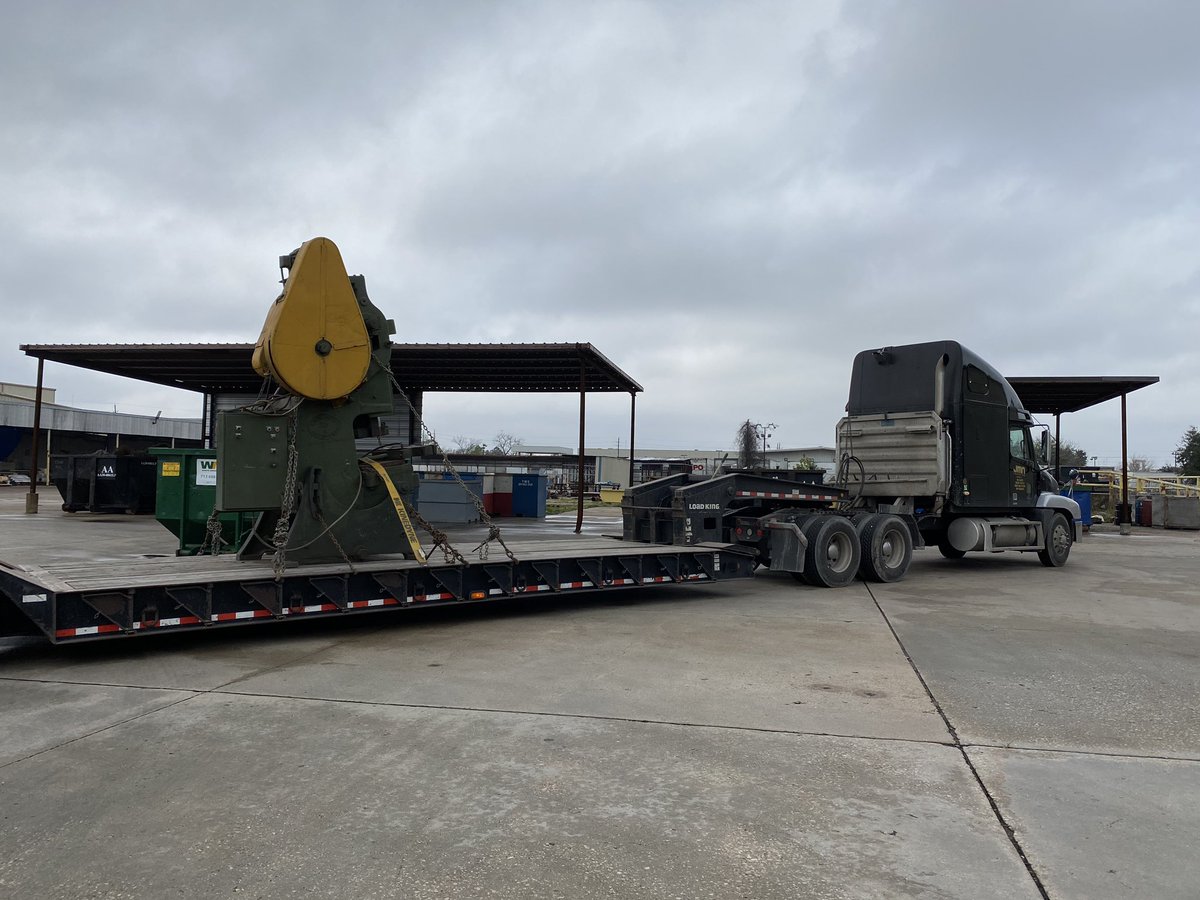 mvmntin's tweet photo. Taking delivery of our stamping press for our new process solutions department. $MVNT https://t.co/Twx9rcHANR