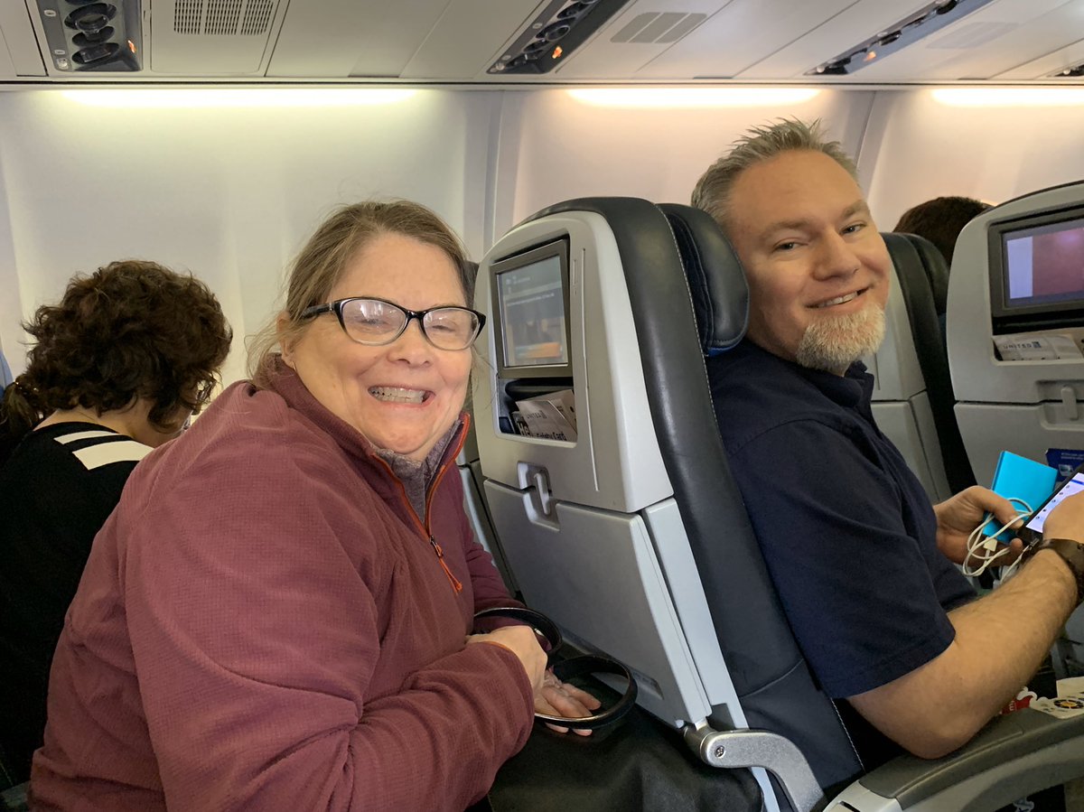 mrshollar's tweet photo. Today’s flying buddies. #fetc2020 #goodbyemiami #loudounherewecome https://t.co/reXiehp4vb