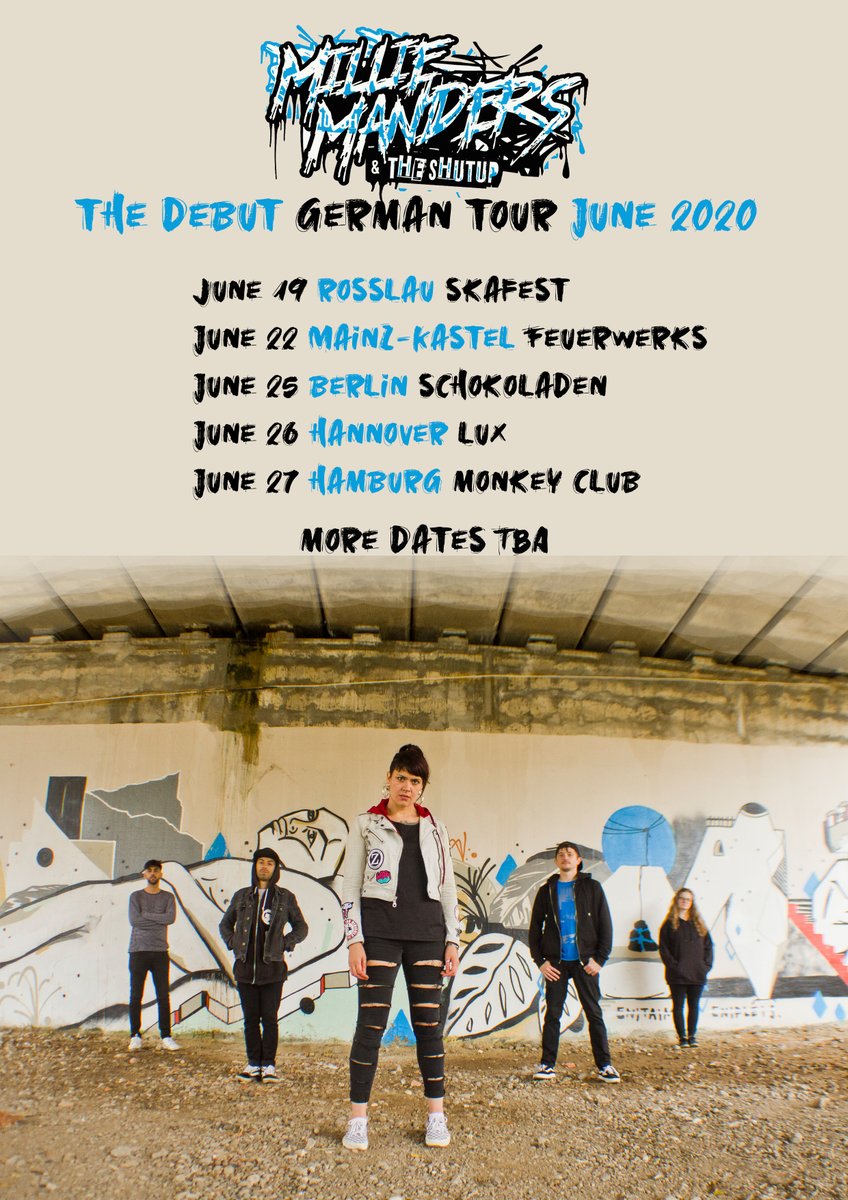 MillieManders's tweet photo. Excited to announce we will be working with @MuttisBooking  Germany for EU tour dates, and our first tour has been announced with more dates to be added! Thanks to our current awesome agent @mojohoboagency for linking us up ❤️

All ticket updates here: https://t.co/NNGib5Up8O https://t.co/Ir8F4LfwAT
