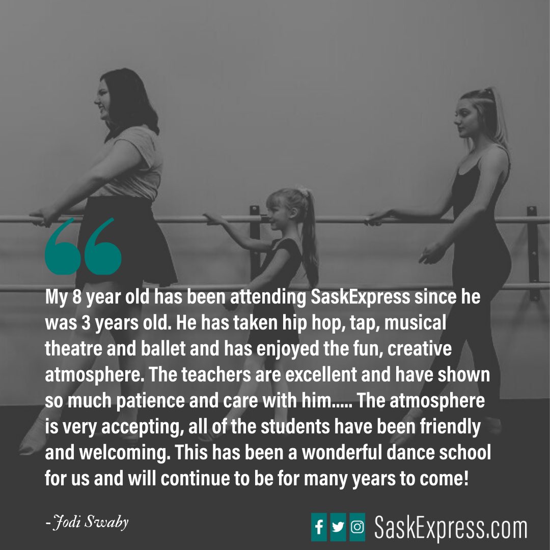 SaskExpress's tweet photo. All experiences and feedback is important to us. It gives us the opportunity to grow and learn next to our students and families. Thank you so much, Judi! #saskexpress https://t.co/0iq59VUElv