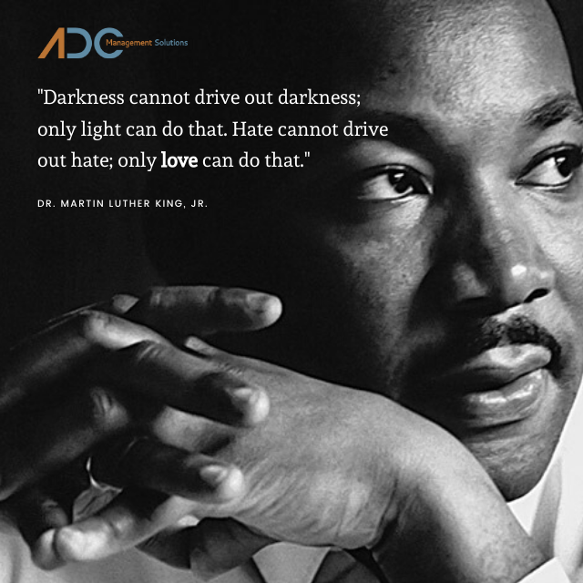 adcms's tweet photo. Hello Followers &amp; Family, please be advised that ADC-MS HQ will be closed on Monday, January 20, 2020 in observance of Martin Luther King, Jr.'s Birthday. In his memory, let us spread the spirit of love and prosperity to all. https://t.co/x1512epKSD