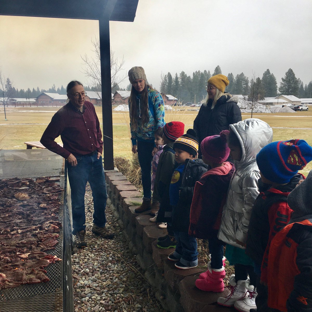 Wakanyeja_ECE's tweet image. Sneak peek at an upcoming blog post. Salish Kootenai College hosts special events centered on specific Indigenous traditions for early learners and families. The most recent event? A Dry Meat Social!
#NativeECE #NativeFamilies #TribalCollege #FortheWisdomoftheChildren @skcollege