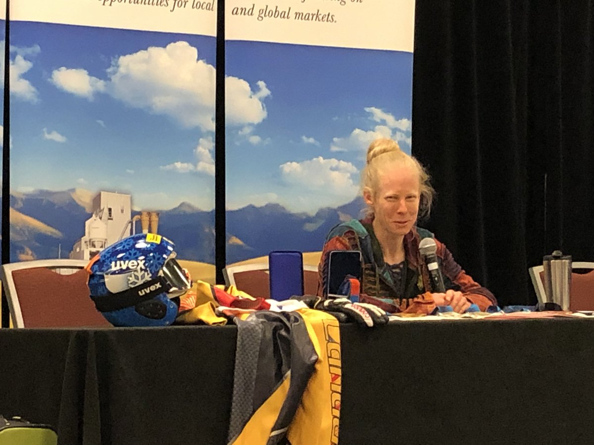 douglasmsell's tweet photo. #albertaseedpro2020 #vivianeforest a story of courage and perseverance.... 5 medals at 2010 Vancouver olympics ..... very inspiring. https://t.co/ub25FyowGo
