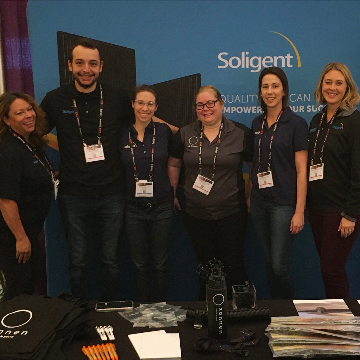 Soligent's tweet photo. Thank you @SPIConvention for an awesome event in San Francisco. Next stop...Boston. #norcalenergyexpo #soligent #sonnen https://t.co/vHTeT5d7Vy