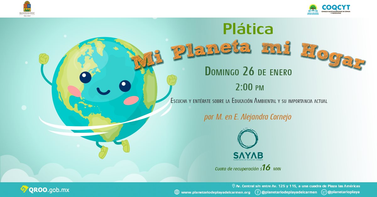 SoniVargas's tweet photo. 🌎 El 26 de Enero celebramos el Día Mundial de la Educación Ambiental 🌳

en #TuPlanetarioSAYAB invitamos a Ale Cornejo que nos expondrá la importancia de educar ambientalmente a las actuales y nuevas generaciones para construir un sociedad más armoniosa con la naturaleza. 😃 https://t.co/g9afPAdwy5