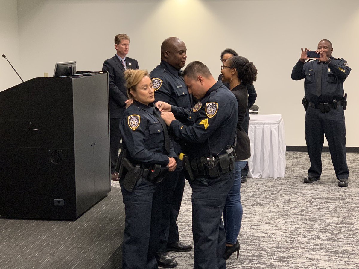 isaacfaz's tweet photo. Thank you DCCCD #PD for the invitation to deliver welcome remarks to the new police officers, and promoted officers, joining the #DCCCD family. It was an honor. Officers- thank you for your service, congratulations, and welcome to the family. #BackTheBlue https://t.co/XLigEoZq5Y