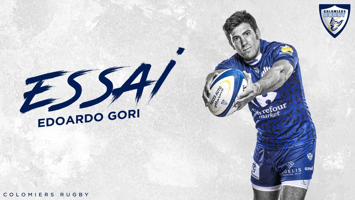 ColomiersRugby's tweet photo. #USCoASBH
⏰ 24' I 15 - 0
ESSAIIII D'EDOARDOOO #GORI !!!! Notre numéro 9 contre un coup de pied et file tout seul dans l'en-but adverse !
Poteau pour notre buteur Thomas #GIRARD
#BleusFoncez🔵⚪️ https://t.co/X6Ou8d3tLe