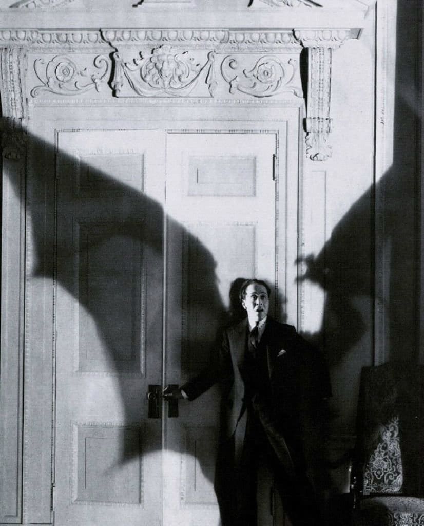 The Art of Album Covers. .A still from the D. W. Griffith film 'The Sorrows of Satan', released 1926..Used by Bauhaus on 'Bela Lugosi’s Dead', released 1979.