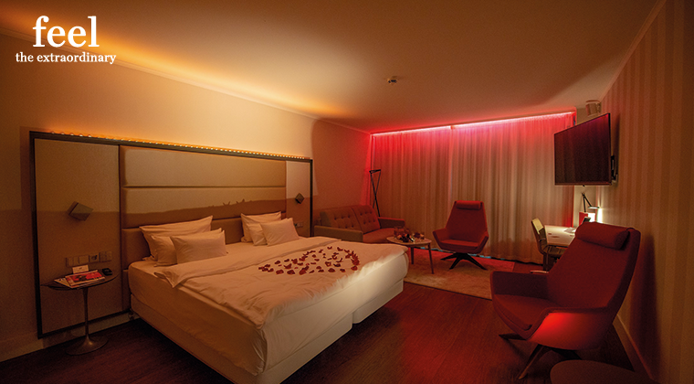 nhcollection's tweet image. Make yourself comfortable and tune in to your emotions with the creative imagery of our special Mood Rooms! Choose from a variety of lighting, temperature and music pre-set modes to enjoy an unforgettable stay #feelunique bit.ly/2JlSTjk