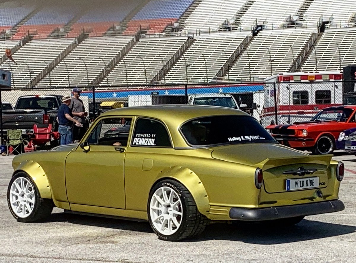 Flat12Gallery's tweet photo. Selling TODAY!!! Mr Toads Wild Ride will cross the auction block Selling 💯% for Charity!!

 ***Selling Friday 7:30PM (MT) #3005 NO RESERVE*** #v06 #barrettjackson #barrettjacksonscottsdale #pennzoilnation #volvoamazon #volvo122s #carchasers #flat12gallery #poweredbypennzoil https://t.co/O4dQosGD03