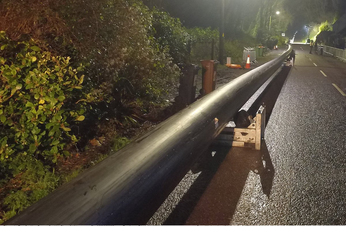 As part of our work to end the decades-long practice of discharging raw sewage into Cork Lower Harbour, we've just installed the 1st of two pipes underneath the estuary between Cobh Dockyard and Monkstown. See wtr.ie/2tiU2mL for more.
<a href="/Corkcoco/">Cork County Council</a>