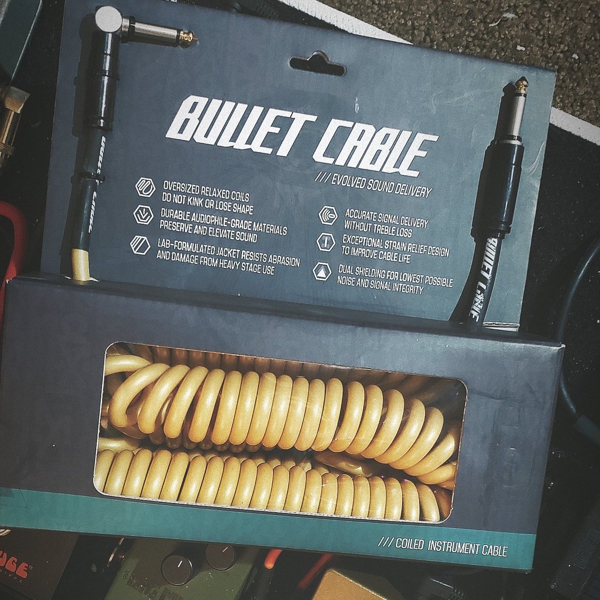 RedWitchJohnny's tweet photo. Check out this sweet @bulletcable
We won in their holiday giveaway!! Seriously we love this company and these amazing cables! Be sure if you're at NAMM 2020 go see them at Hall D booth 3850 for the best cables on the market.
#bulletcable #coilcable #bulletcableforlife https://t.co/oNIhSJ3qyM