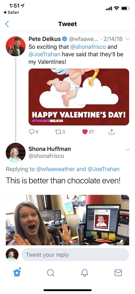 shonafrisco's tweet photo. @JoeTrahan It’s almost Feb 14. You know your job here. It’s time to step it up a notch my friend. https://t.co/AITP3ySPJM