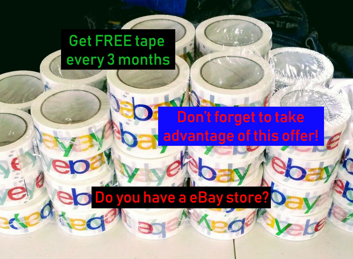 PullDeals's tweet photo. Get free tape or other shipping material when you have a eBay  store.  Just go into sellers tools and get your supplies coupon. #ebay #pulldeals #shippingsupplies #poshmark #ebayseller #ebayreseller #ebayresellers #ebaysales #ebaypacking #ebayshop https://t.co/JD8i0C93ww