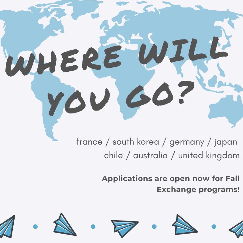 UWGAbroad's tweet photo. Many of our exchange programs have application deadlines in February or March, so now is the time to apply! Check out https://t.co/xK1NMH1rHl for more info. #uwg #gowestgoworld https://t.co/tQPMwECh6z