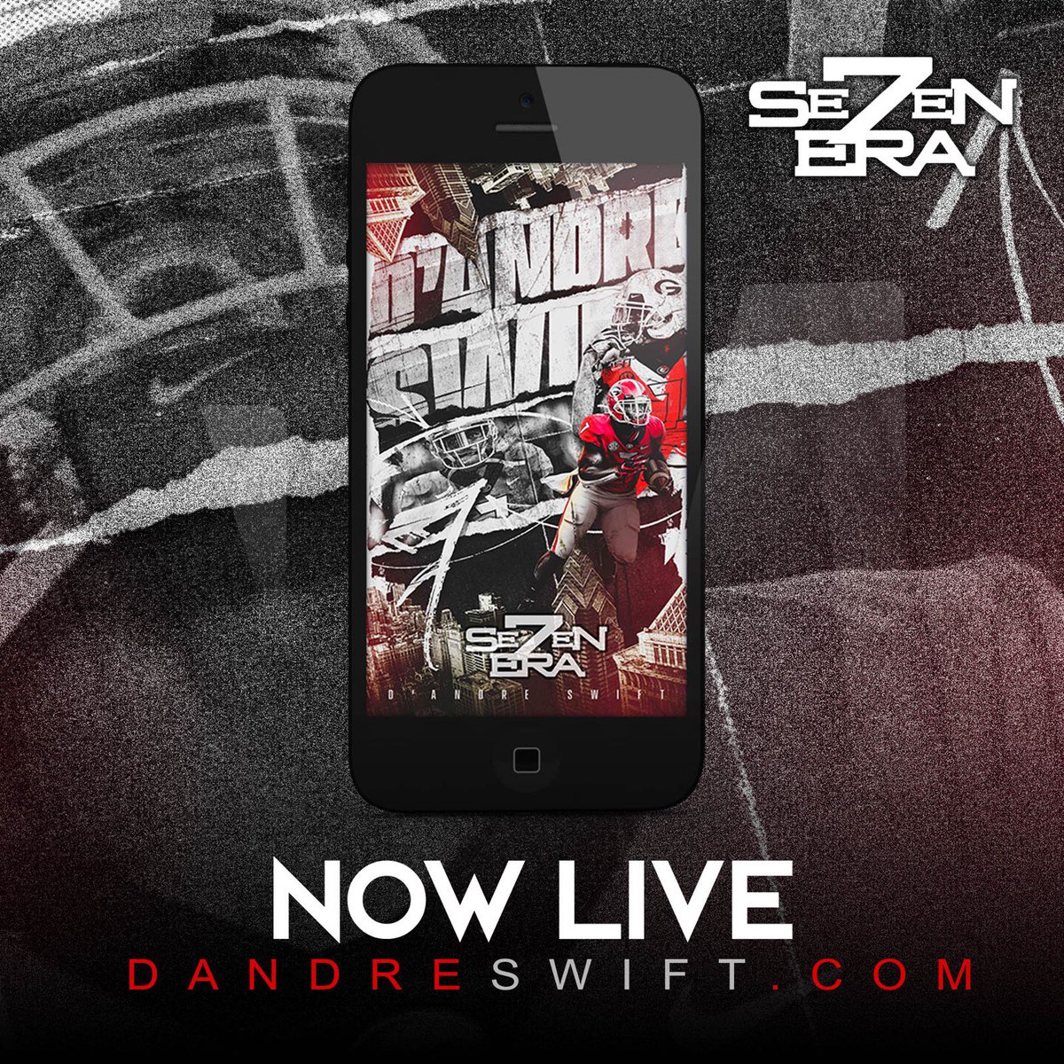DAndreSwift's tweet image. Welcome to Se7en Era! Checkout DAndreSwift.com for merch and more. Link in my bio #7era
