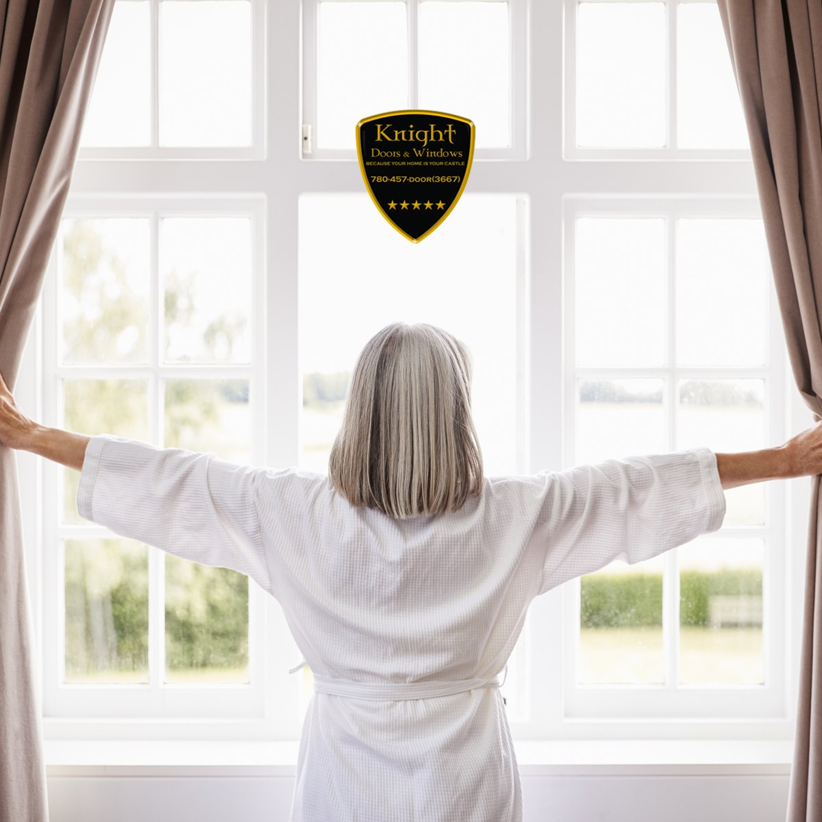 Out with the old, in with the new! A new set of energy efficient windows from Knight Doors and Windows can save you thousands. Call today and cut down your energy bill 780-457-3667. #yeg #windows