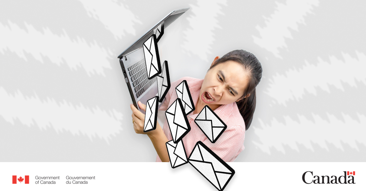 TBS_Canada's tweet photo. #GC employees, is your inbox filling up? Reduce the stress of the mess. Check out these guidelines on email management: https://t.co/mzjDUrdNQS #CleanYourComputer #GetOrganized https://t.co/QXszQ0hz1P