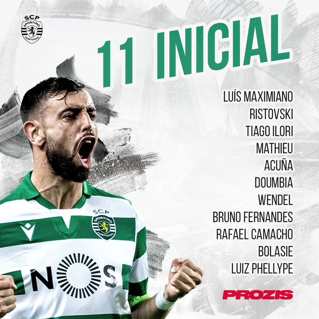 É este o nosso 1⃣1⃣ inicial para o jogo de hoje! 👊🦁

#SCPSLB #LineUpSCP #DiaDeSporting