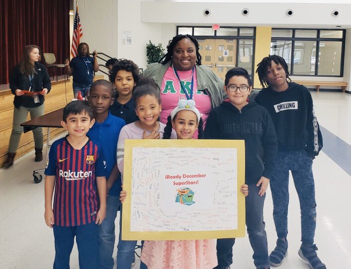 vmajdoub's tweet photo. Today we celebrated our #myiready superstars for meeting their iReady passing rate! Over 150 of our @Newcollege park tigers had their very own ice cream social.  @myiready @curriculumassoc #goalsetting #celebrating #thriving https://t.co/PexCR5f0La